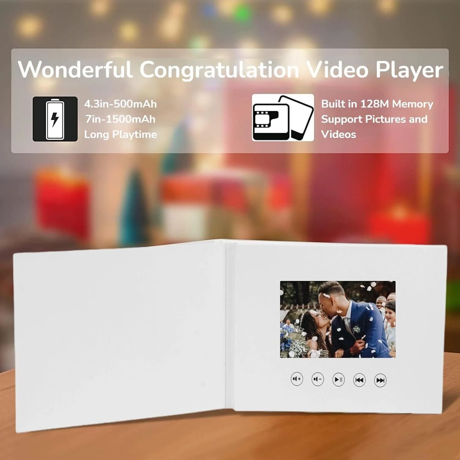 Personalized Video Books Wedding Video Book Album - Image 3